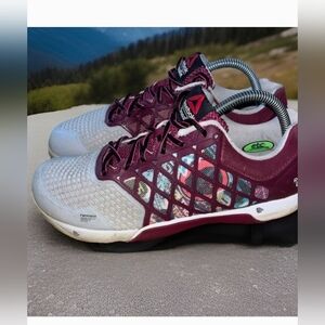 Reebok Crossfit Women's Burgundy and White Athletic Shoes